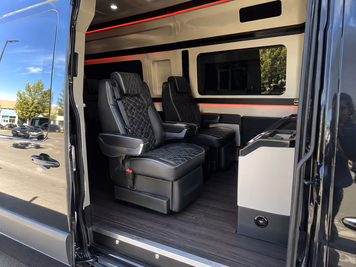 new bedford concert transportation onboard seating